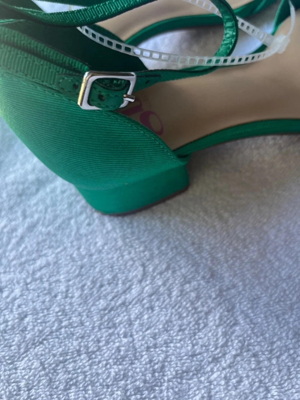 GB girls Emerald Green Ankle-Strap Open-Toe Sandals